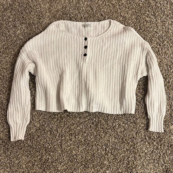 Lovely Crop Top Sweater - Picture 1 of 4